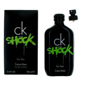 CK One Shock by Calvin Klein, 3.4 oz Eau De Toilette Spray for Men