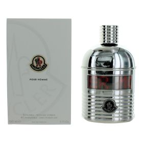 Moncler Pour Homme by Moncler, 5 oz Refillable Eau De Parfum Spray for Men with LED Screen