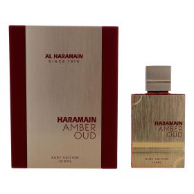 Amber Oud Ruby Edition by Al Haramain, 3.4 oz Eau De Parfum Spray for Unisex