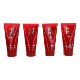 Amor Amor by Cacharel, 4 Piece 1.7 oz Body Lotions (6.8 oz total) for Women