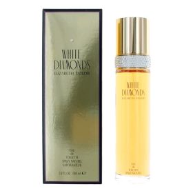 White Diamonds by Elizabeth Taylor, 3.3 oz Eau De Toilette Spray for Women