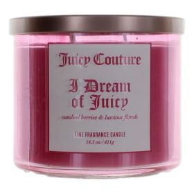 Juicy Couture 14.5 oz Soy Wax Blend 3 Wick Candle - I Dream Of Juicy