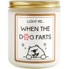 Gifts for Women - Funny Dog Pet-Friendly Lavender Scented Soy Wax Candle - Relaxing Aromatherapy Candle - Best Gift for Dog Lovers, Mom, Best Friends,