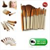 12pcs Makeup Brushes Set Pro Powder Foundation Eyeshadow Eyeliner Lip Brush Tool