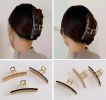 Hair Claw Clip, Elegant Metal Claw Clip, Large Jaw Clip Hair Clamp [N]