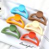 Summer Candy Color Claw Clip Women Girls Hair Clip Plastic Hair Claws Hair Clamps Hairpins Barrette Crab Hair Accessories Gifts