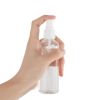 10Pcs 100ml Travel Transparent Plastic Perfume Atomizer Empty Misty Spray Bottle