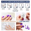 Nail Polish Remover Pads Pack of 100 Nail Polish Remover Wipes 2 ply Ethyl Acetate Fingernail Polish Remover Pads Non Acetone Advanced Nail Polish Rem