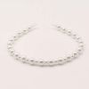 3 Pcs Random Style Womens Thin Headband White Beaded Headband Wedding Hair Loop Hair Accessories