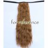 Brown 6A 50 cm Long Curly Hair Wig Synthetic Hair Wig Hair Extension Ponytail Halloween Dress Up Cosplay