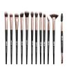 MAANGE 12pcs Eye Makeup Brushes Set With Cosmestic Bag Eyeshadow Blending Eyeliner Eyelash Eyebrow Brushes Make Up Professional